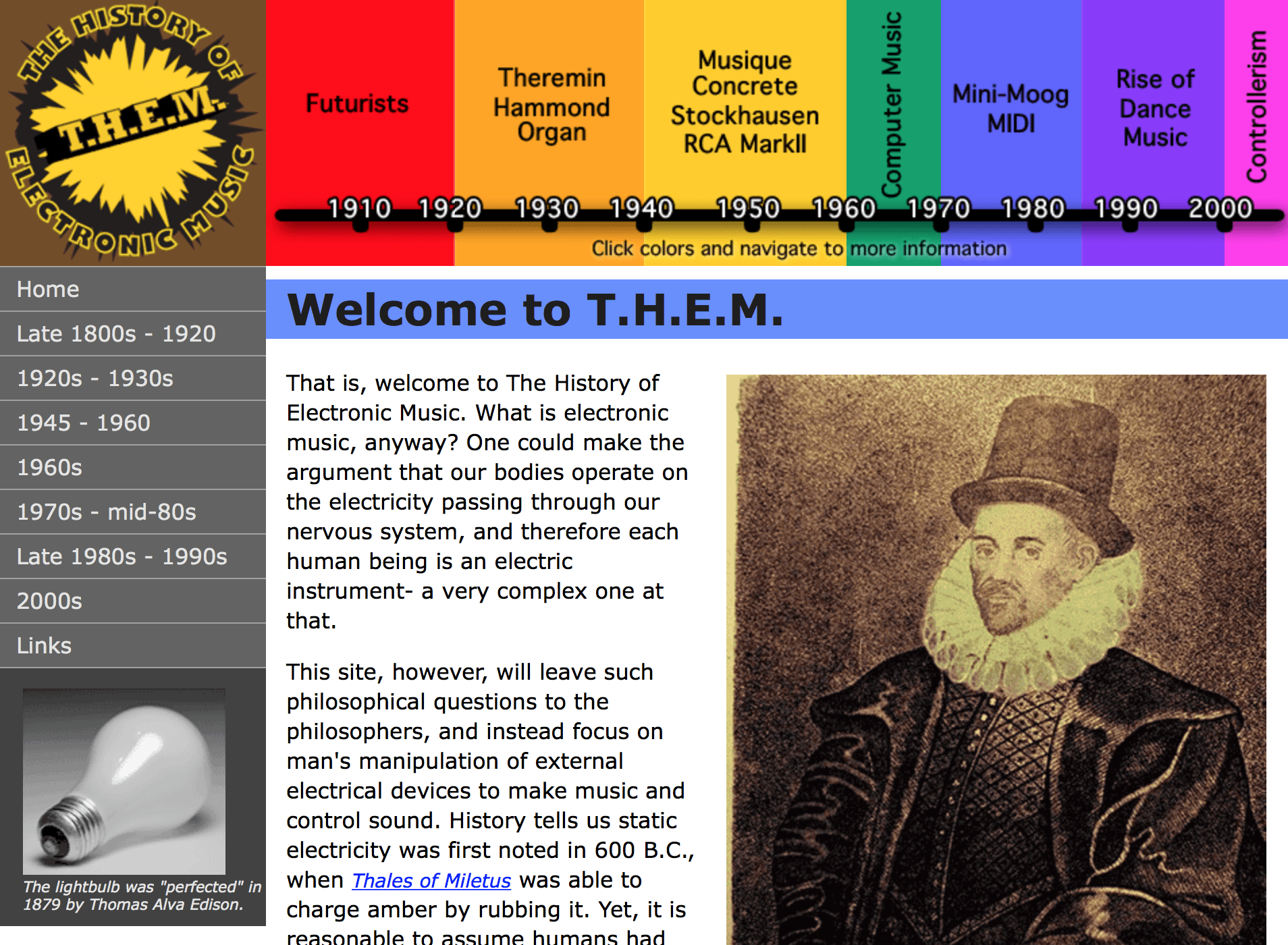 thumbnail representation of project